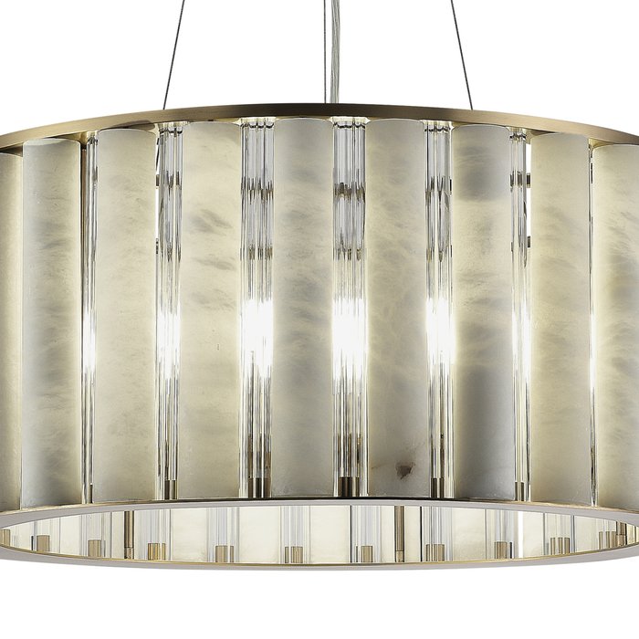 Светильник подвесной ST-Luce Бронза, Прозрачный/Бежевый Алебастр E14 8*40W DELIGHT - лучшие Подвесные люстры в INMYROOM Светильник подвесной ST-Luce Бронза, Прозрачный/Бежевый Алебастр E14 8*40W DELIGHT - лучшие Подвесные люстры в INMYROOM