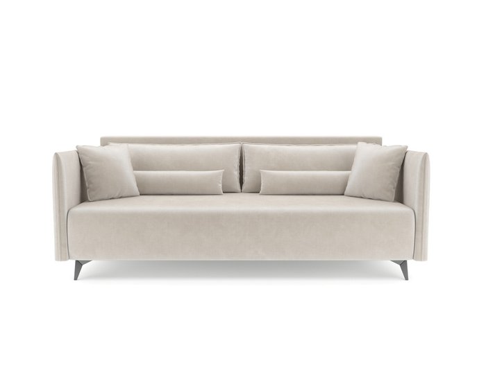 Прямой диван-кровать Майами светло-бежевого цвета - купить Прямые диваны по цене 42890.0