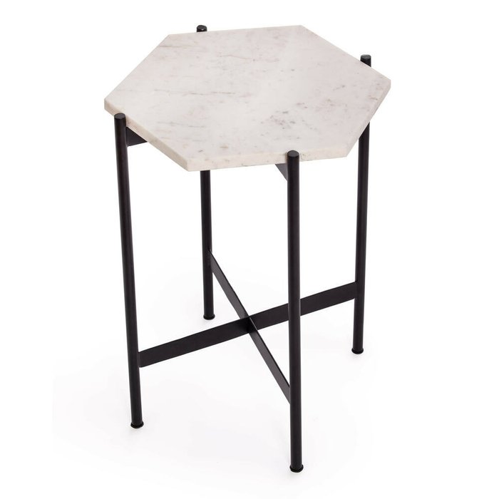 Столик кофейный Fendy с мраморной столешницей - купить Кофейные столики по цене 17300.0