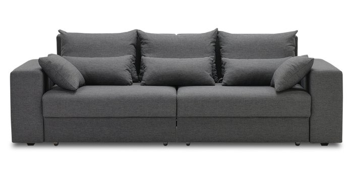 Диван-кровать Майами серого цвета - купить Прямые диваны по цене 37400.0