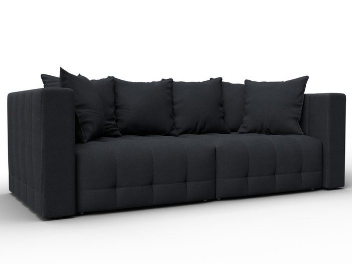 Диван-кровать Лига-052 темно-серого цвета (замша) Диван-кровать Лига-052 темно-серого цвета (замша)