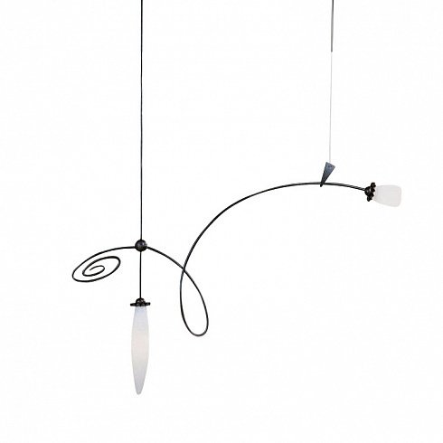 Подвесной светильник Lamp International из муранского белого матового стекла