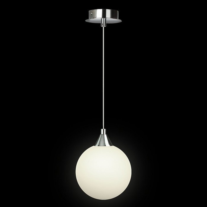 Подвесной светильник с белым плафоном - купить Подвесные светильники по цене 895.0