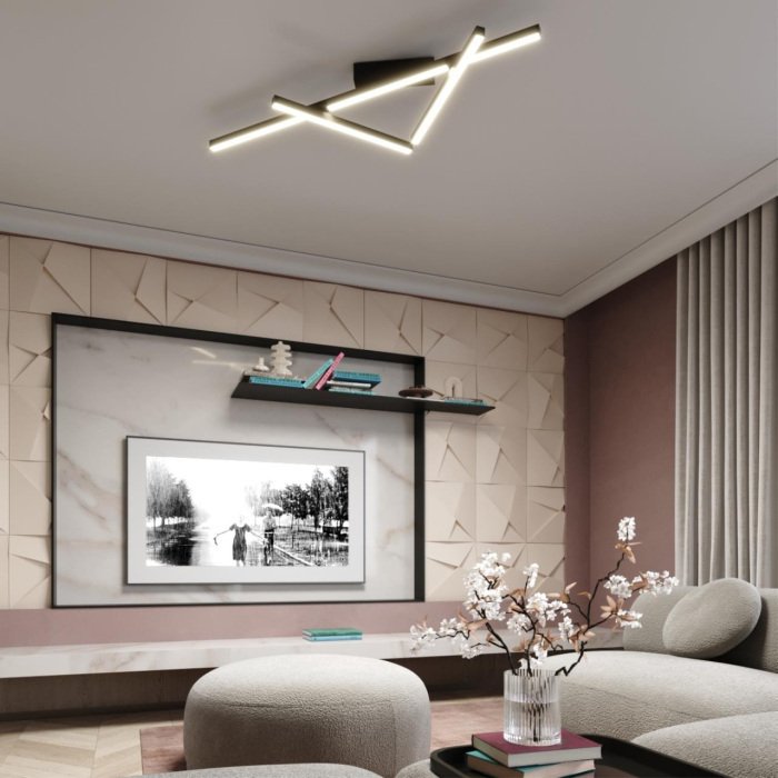 Линейный потолочный светодиодный светильник Odeon Light Tao 4367/50CL - лучшие Потолочные светильники в INMYROOM Линейный потолочный светодиодный светильник Odeon Light Tao 4367/50CL - лучшие Потолочные светильники в INMYROOM