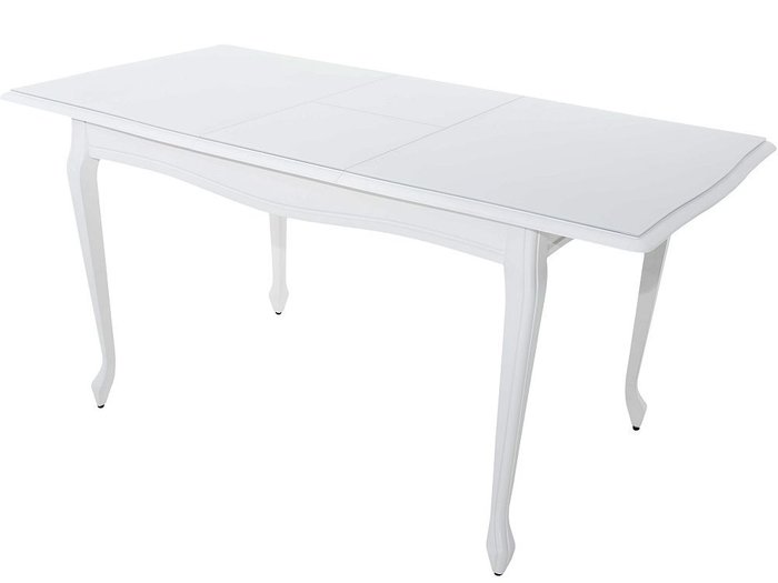 Стол раздвижной Кабриоль белого цвета - лучшие Обеденные столы в INMYROOM