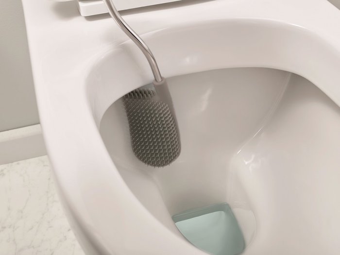 Набор держатель для туалетной бумаги с подносом easystore + ёршик для унитаза flex - купить Ёршики по цене 9100.0