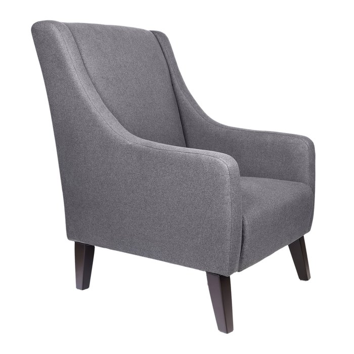 Кресло Agatha Christie Тёмно-серого цвета - лучшие Интерьерные кресла в INMYROOM