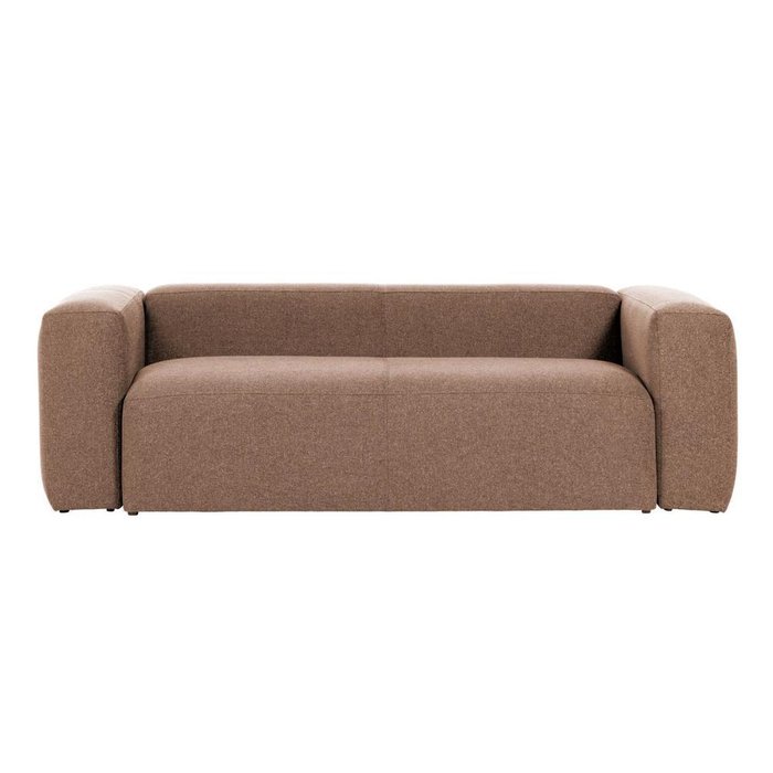 Прямой диван Pink Blok sofa розового цвета Прямой диван Pink Blok sofa розового цвета