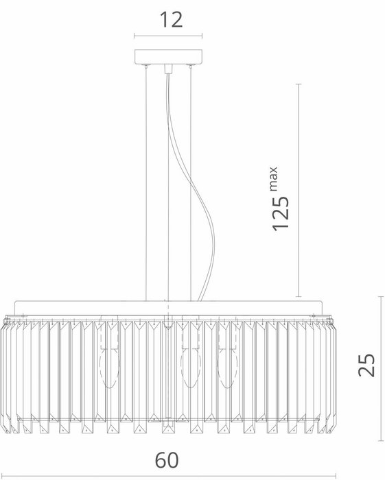 Люстра Divinare NOVA 1223/02 SP-5 - лучшие Подвесные люстры в INMYROOM Люстра Divinare NOVA 1223/02 SP-5 - лучшие Подвесные люстры в INMYROOM