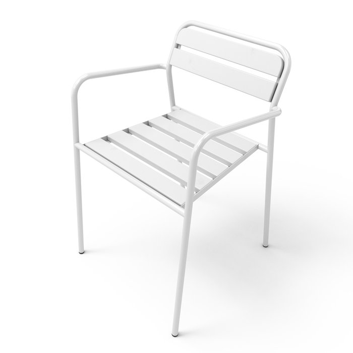 Набор из двух стульев белого цвета - лучшие Садовые стулья в INMYROOM