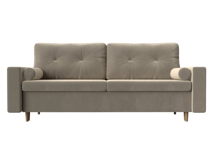 Прямой диван-кровать Белфаст бежевого цвета (тик-так) - купить Прямые диваны по цене 43999.0