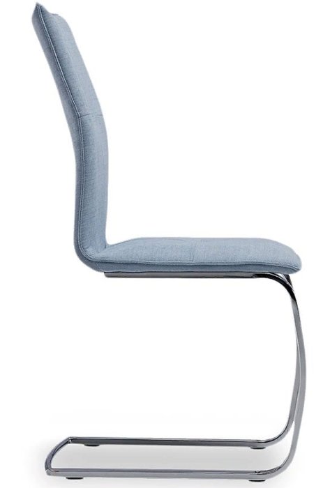 Стул Кара в обивке из ткани голубого цвета - купить Обеденные стулья по цене 12100.0