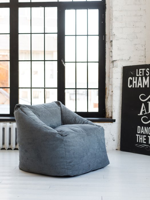 Кресло Gap серого цвета - лучшие Бескаркасная мебель в INMYROOM