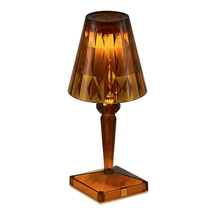 Прикроватная лампа ST-Luce Оранжевый/Оранжевый LED 1*3W 3000K/4000K/6000K SPARKLE - лучшие Настольные лампы в INMYROOM