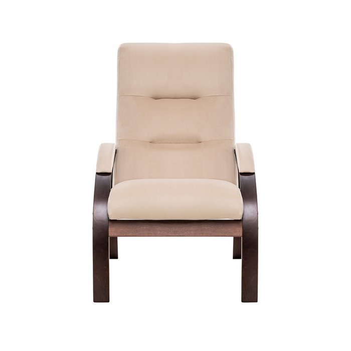 Кресло Лион светло-бежевого цвета - купить Интерьерные кресла по цене 16050.0
