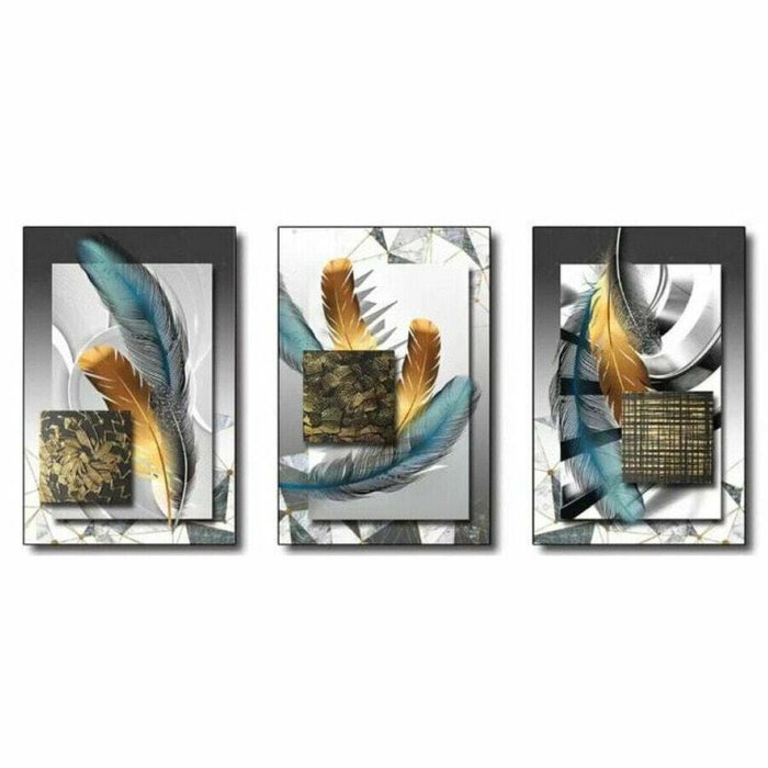 Картина современный (53 x 3,5 x 73 cm) (3 штук) Картина современный (53 x 3,5 x 73 cm) (3 штук)