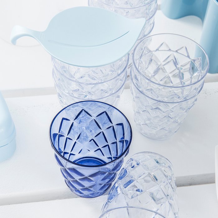 Стакан Crystal s голубого цвета - лучшие Бокалы и стаканы в INMYROOM