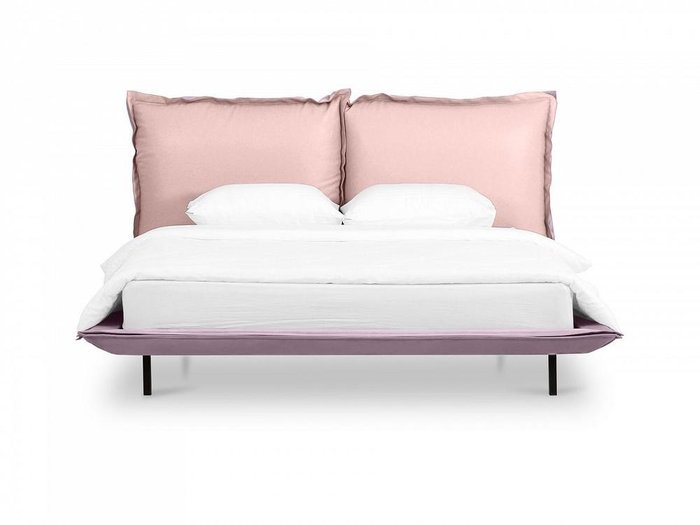 Кровать Barcelona 160х200 розово-лилового цвета - лучшие Кровати для спальни в INMYROOM