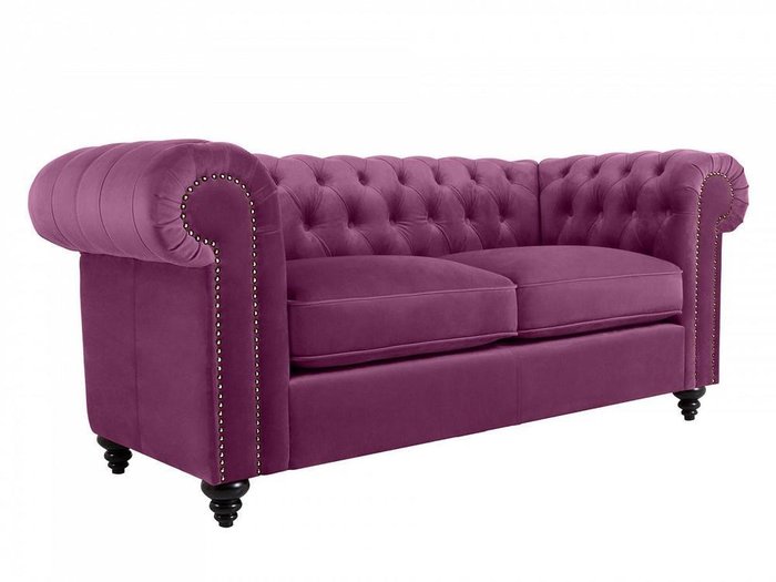 Диван Chester Classic фиолетового цвета - купить Прямые диваны по цене 86940.0