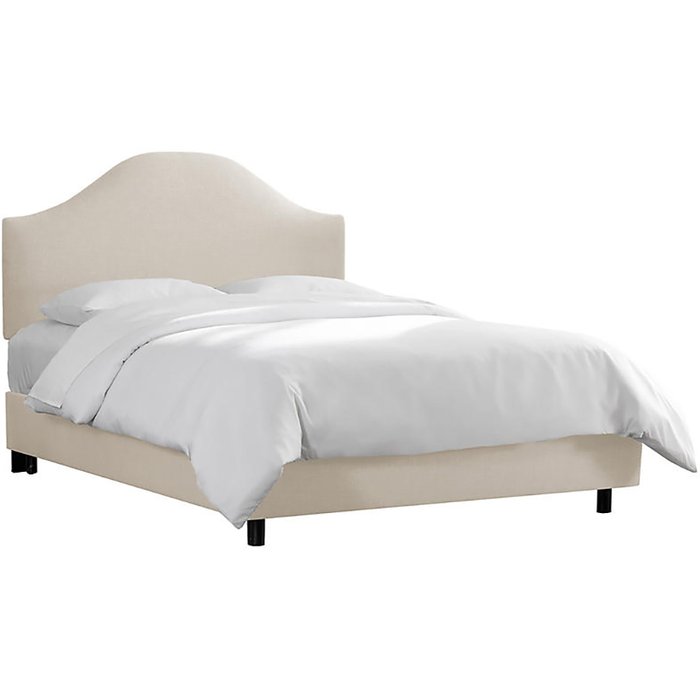 Кровать Libby Beige белого цвета 180х200