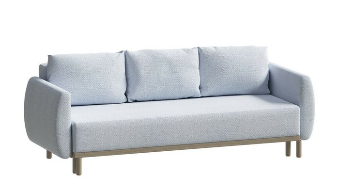 Диван-кровать Тулисия пастельно-голубого цвета