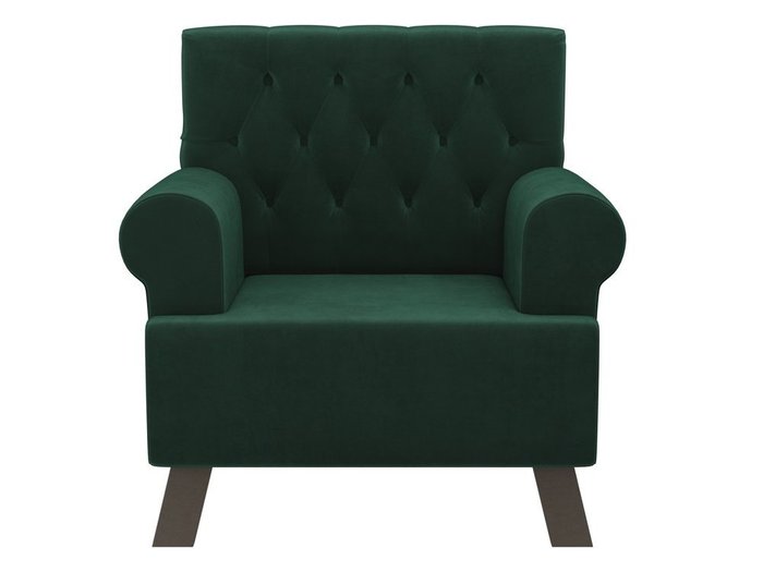 Кресло Хилтон зеленого цвета - купить Интерьерные кресла по цене 23990.0