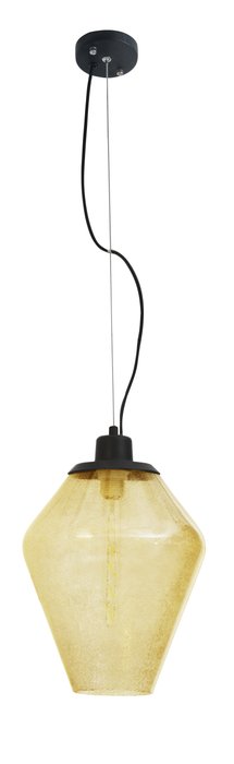 Подвесной светильник Calima с плафоном янтарного цвета - лучшие Подвесные светильники в INMYROOM