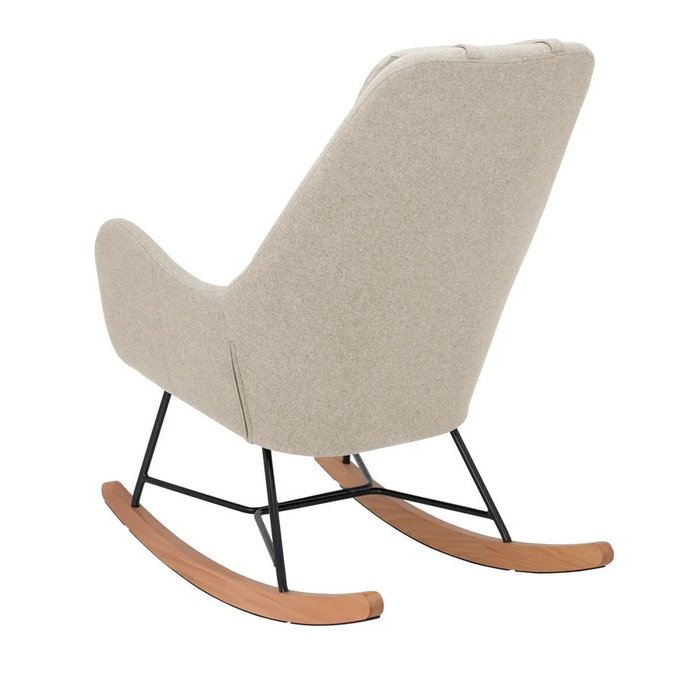 Кресло-качалка Duglas бежевого цвета - лучшие Интерьерные кресла в INMYROOM