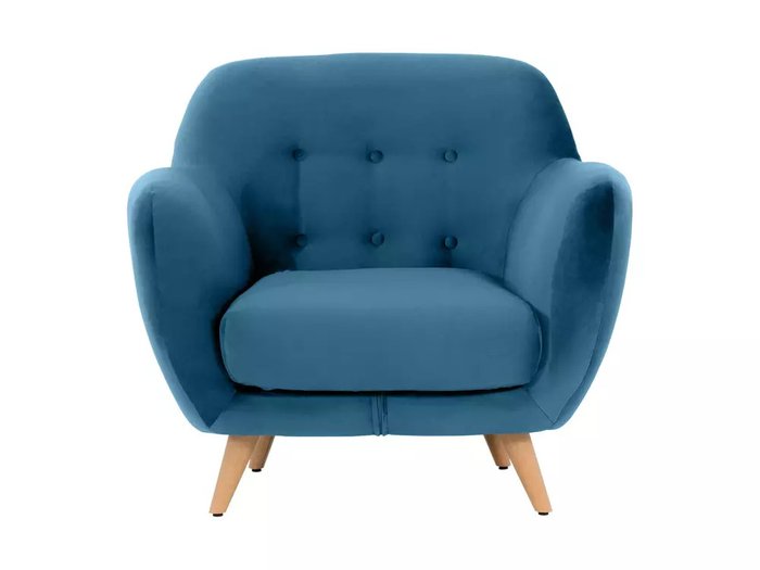 Кресло Loa синего цвета - купить Интерьерные кресла по цене 36900.0