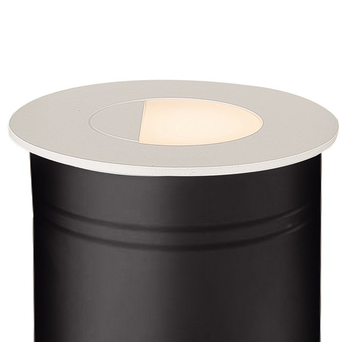 Светильник точечный уличный Aspen черно-белого цвета - лучшие Настенные уличные светильники в INMYROOM