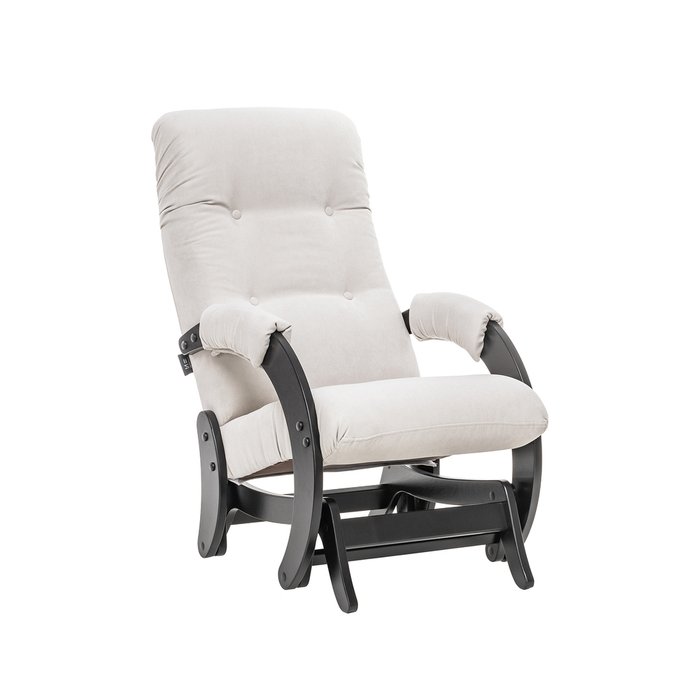 Кресло-глайдер Модель 68 с обивкой серого цвета