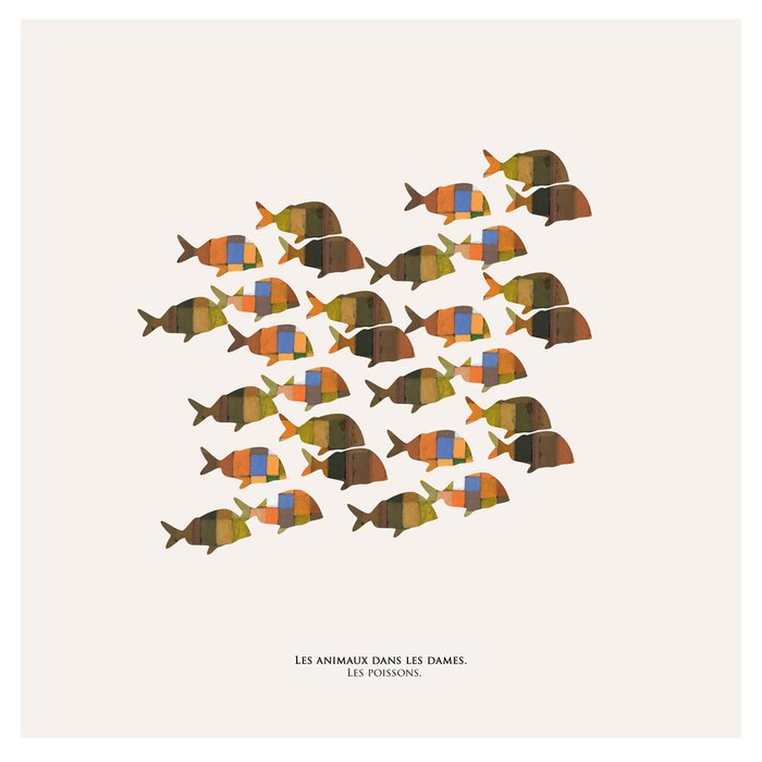 Картина (репродукция, постер): Рыбы в шашках