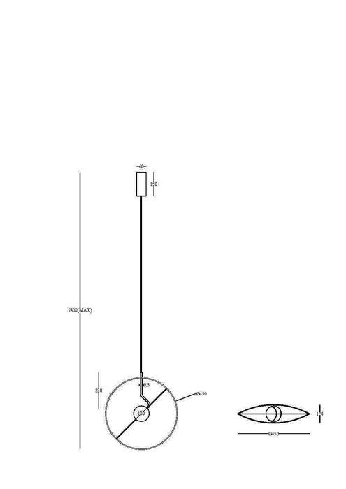 Подвесной светильник Maytoni MOD154PL-L6W3K - лучшие Подвесные светильники в INMYROOM