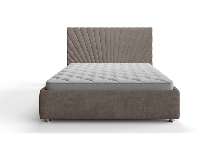 Кровать Вега 160х200 цвета капучино без подъемного механизма - купить Кровати для спальни по цене 43880.0