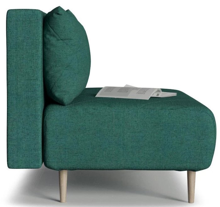 Диван прямой Mille зеленого цвета - купить Прямые диваны по цене 23620.0