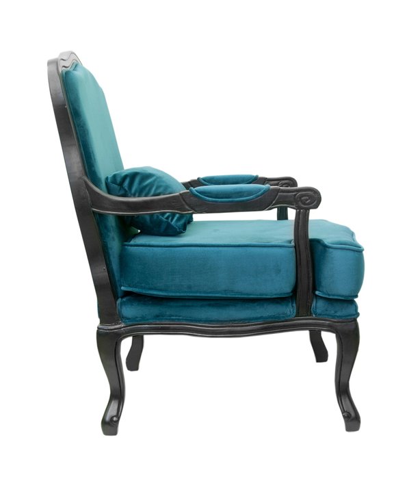 Полукресло Nitro blue с велюровым покрытием - купить Интерьерные кресла по цене 60600.0