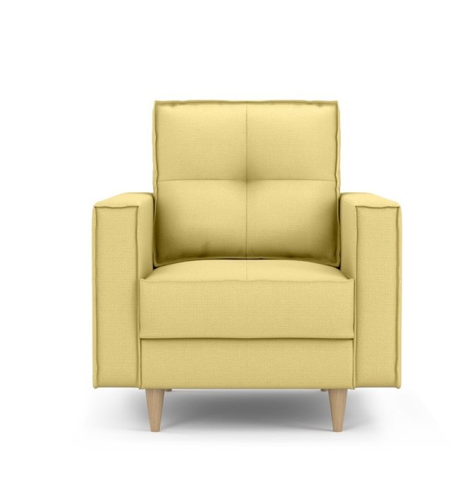 Кресло Otto желтого цвета - купить Интерьерные кресла по цене 25000.0