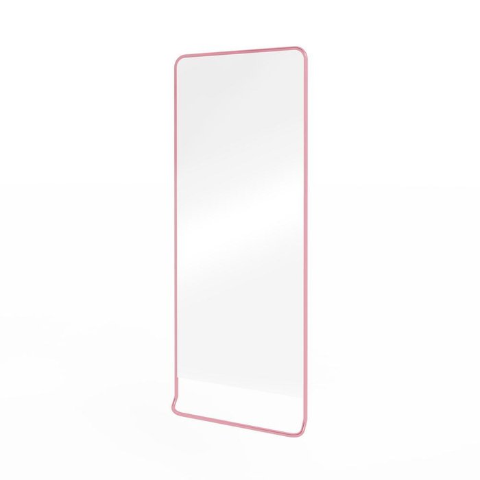 Настенное зеркало Bauhaus джуниор в раме розового цвета
