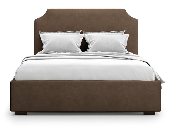 Кровать Izeo 160х200 темно-коричневого цвета с подъемным механизмом  - купить Кровати для спальни по цене 41300.0