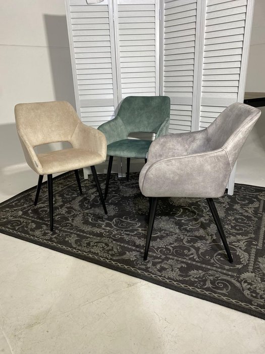 Стул Ally серебристо-серого цвета - купить Обеденные стулья по цене 4980.0