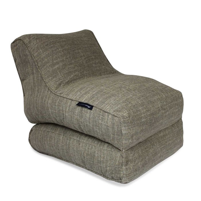 Бескаркасный шезлонг и кресло Ambient Lounge Conversion Lounger  - Eco Weave (бежевый) - купить Бескаркасная мебель по цене 9990.0