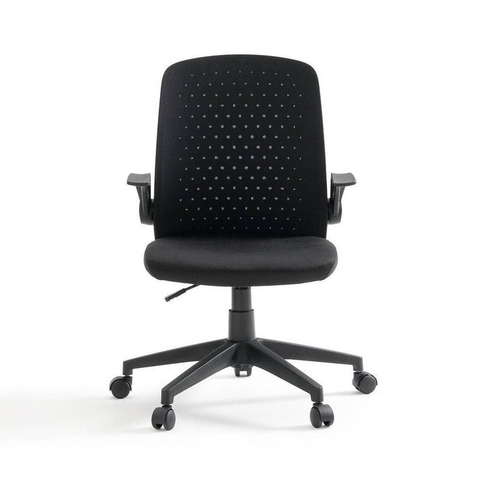 Кресло офисное на колесиках Azzo черного цвета