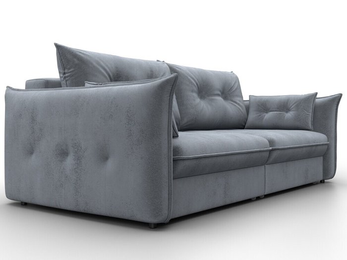 Диван-кровать Лига-100 серого цвета - лучшие Прямые диваны в INMYROOM