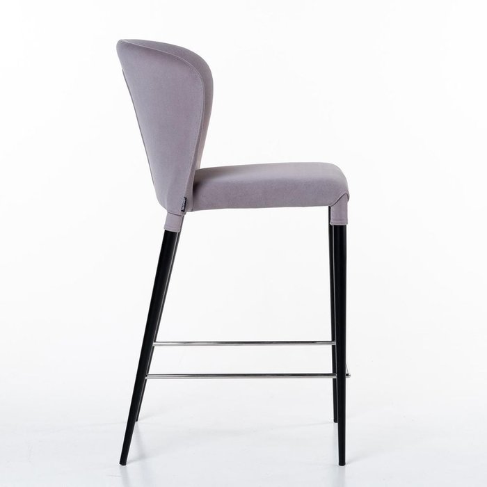Полубарный стул Albert серого цвета  - лучшие Барные стулья в INMYROOM