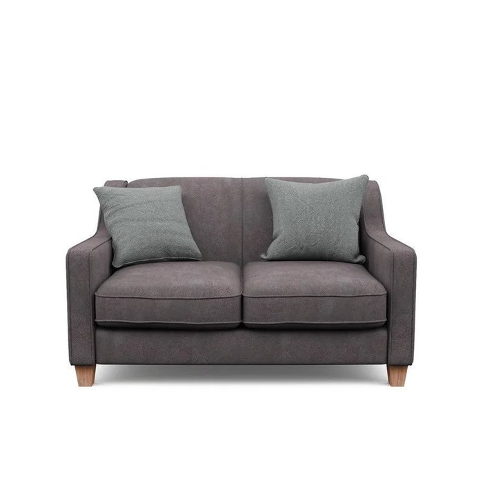 Двухместный диван-кровать Агата S коричневого цвета