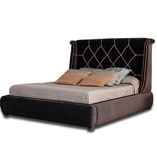 Кровать Tecni Nova коричневого цвета 180х200