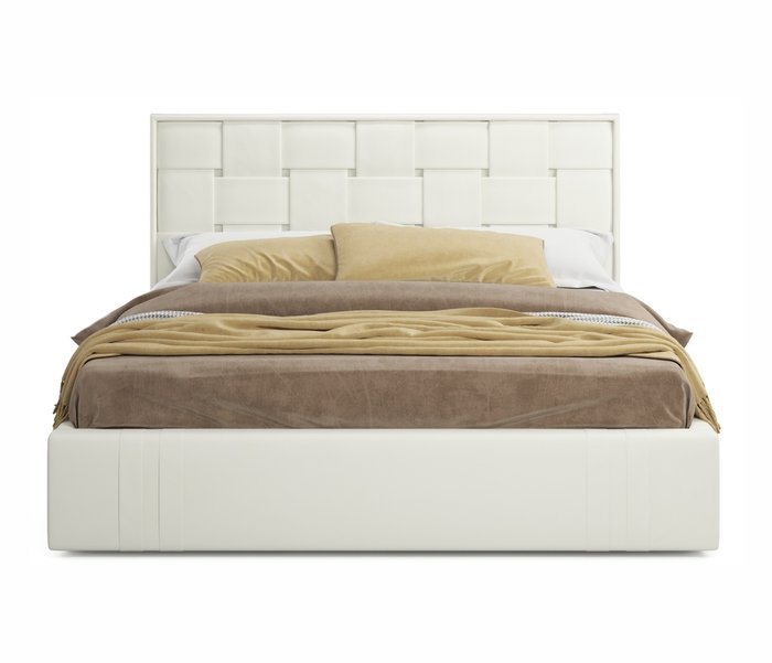 Кровать с подъемным механизмом Tiffany 160х200 светло-бежевого цвета - купить Кровати для спальни по цене 43900.0