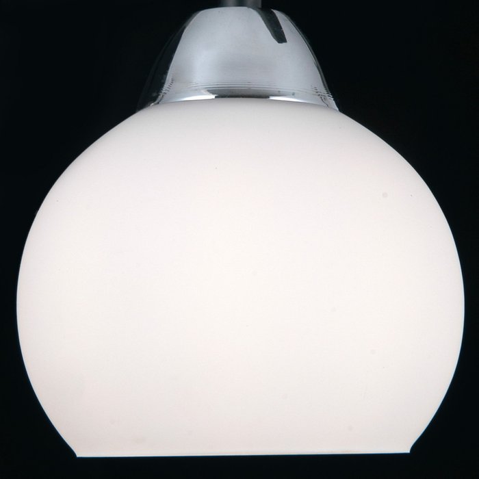 Люстра на штанге IL0412-8CSQ-79 BK CR (стекло, цвет белый) - лучшие Потолочные люстры в INMYROOM