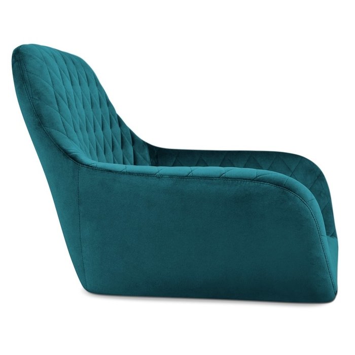 Стул Tejat бирюзового цвета на деревянных ножках - лучшие Обеденные стулья в INMYROOM