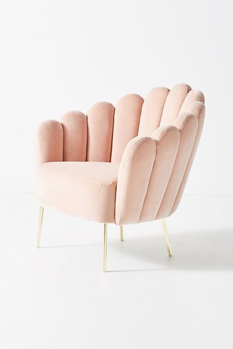Кресло Amira розового цвета - лучшие Интерьерные кресла в INMYROOM